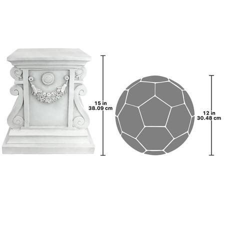 Design Toscano Classic Statuary Plinth Base: Large NG314100